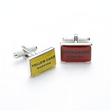Yellow Card / Red Card for the Referee / Footballer - Mens Gents Novelty Designer Fashion Cufflinks - Includes Gift Box