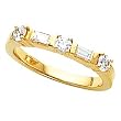 14K Yellow Gold Diamond Anniversary Band - 0.54 Ct.