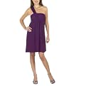 Mossimo&reg; Black: One Shoulder Special Occasion Dress - Phantom Grape