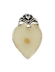 Silver Plated Heart Pin with Mustard Seed Womens Religious Jewelry Mustard Seed Jewelry Gift Boxed