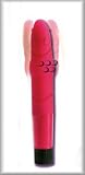 Pink Silicone Spinners 8 Inch Waterproof Massager With EZ Touch Push Button Control