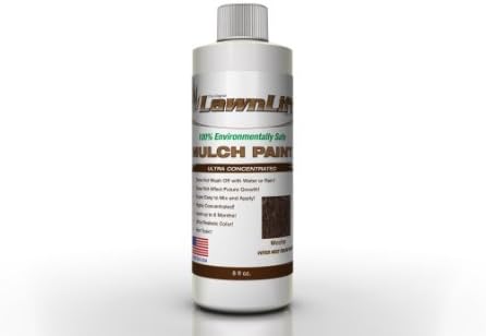 LawnLiftUltra Concentrated (Mocha) Mulch Paint 8oz. = 2.5 Quarts of Product.