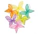 Set Of 6 Large Decorative Hanging Butterflies With Glitter And Gem Accents For Home Decor,Events, Wedding Decorations