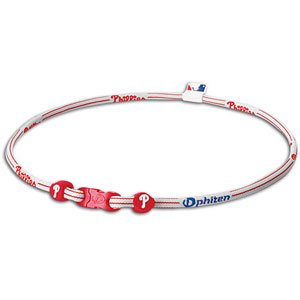 Phillies Phiten MLB Titanium Necklace X30