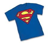 Officially Licensed DC Comics Blue Superman Logo T-Shirt