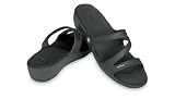 Crocs Womens Patricia Open Toe Wedge - Black