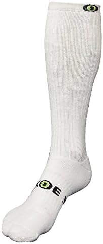 EEKOE SKI 16 Arch Support Bamboo Socks - Made in USA - White - Small