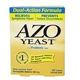 Azo Azo Yeast Infection Prevention - 60 Tablets