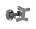 SECURMOUNT LCD Articulating Wall Mount - 13in-23in TV/Monitor, Silver