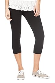 Indigo Collection Cotton Rich Cropped Leggings