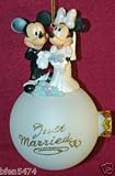 Disney Mickey & Minnie Wedding Ball Ornament