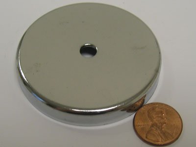 OD 2.37 x ID 0.27 Magnetic Cup Assembly, 5 Pieces