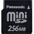 Panasonic miniSD 256MB Memory Card with card adapter included