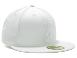 Anaheim Angels Custom New Era Official Fitted Hat - White Out