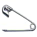 Charles Leonard Inc., Pins, Safety, 1-1/16 Inches, Silver, 1 Gross/Box (83116)