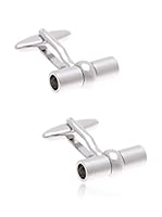 Carlo Visconti Gemelos Cilindro (Plateado)