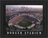 Dodger Stadium Los Angeles Dodgers Aerial Framed Print