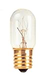 10 Watt T5 Tubular Incandescent Light Bulb (5/8" Diameter, 2 1/8" Length) / E14 Base (European) / Clear