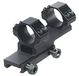 Leapers 1-Pc Offset Mount w/1 Rings, Weaver/Picatinny Mount