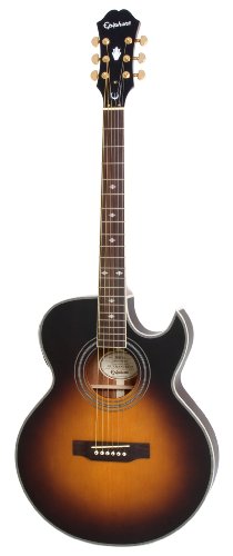 Epiphone PR-5E Acoustic-Electric Guitar, Shadow Preamp, Vintage Sunburst