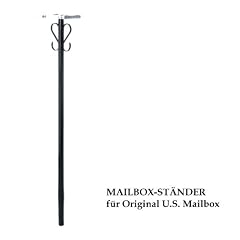 Mailbox-St�nder f�r U.S. Mailbox - Stahl, schwarz lackiert