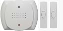 GE 19209 Wireless Door Chime with Two Push Buttons
