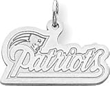 Sterling Silver NFL New England Patriots Logo Charm