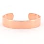 12.5mm Polished Solid Copper Cuff Bracelet