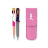 Breast Cancer Awareness Uptown Girls Nail File & Tweezer Set