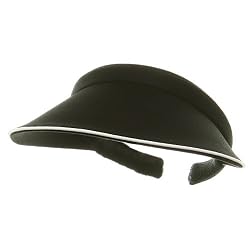 Piping Clip On Visor-Black W36S38C