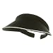 Piping Clip On Visor-Black W36S38C