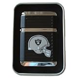 Oakland Raiders NFL Butane Lighter with Tin Box