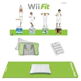 Nintendo Wii Fit with Balance Board and Dream Gear Fitness Bundle