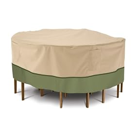 Eco Patio Table and Chair Set Cover, Large, Round by 