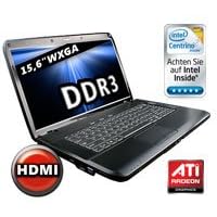 One Notebook D1167 15,6 Zoll, Intel® Core 2 Duo Prozessor P9700 mit 2 x 2.8 GHz, 4096MB DDR3 Speicher, 400GB Festplatte, Blu-Ray Rom / DVD Brenner Laufwerk, 512MB ATI Mobility Radeon® HD4650, Bluetooth, HDMI, Fingerprint Reader, WLAN, 3in1 Cardreader, 2,0 Megapixel Webcam[7535]