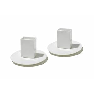 Alessi Cup.it Set of Two Mocha Cups with Saucers in Bone China by 