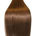 Clip-In-Extensions f�r komplette Haarverl�ngerung - hochwertiges Remy-Echthaar - 120 g - 50 cm - Mittelbraun - 6