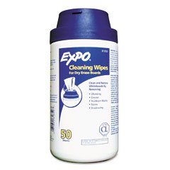 Cover image : Pre-Moistened Towelettes for Cleaning and Conditioning White Boards, 50 Sheets SAN81850