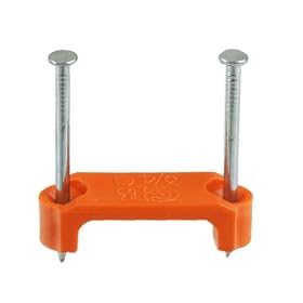 50pc Gardner Bender PS-75T 3/4" Plastic Cable Staples - 10/3 NM - USA