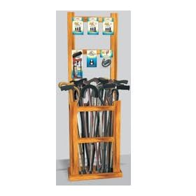 WOOD 7" X 14" W/BUILT ON ACCESSORY RACK