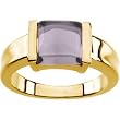 14K Yellow Gold Cabochon Chalcedony Ring