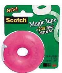 SCOTCH DONUT DIS TAPE .75X300 Size: 4 ROLLS