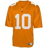Tennessee Volunteers #10 Official Replica NCAA Game Jersey by Adidas (X-Large Orange)