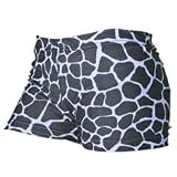 Gem Sports Black Giraffe Volleyball Spandex - Sublimated Compression Shorts