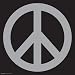 Peace Sign Subject Poster Print, 24x24