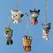 THE CAT Artlist - 2'' Mini Holiday Ornaments Combo