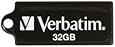 Verbatim 32 GB Micro USB Flash Drive, Black 44051