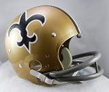 New Orleans Saints 1967-75 Riddell TK Full Size Replica Throwback Helmet with Suspension Padding