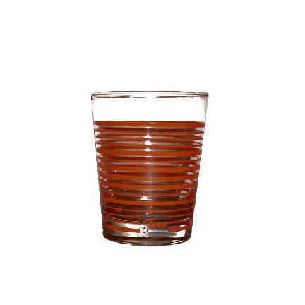 Fiesta Paprika Stripe 14-ounce Glass Double Old Fashion