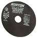 Norton Charger Long Life Circular Saw Reinforced Abrasive Cut-Off Wheel, Type 01 Flat, Aluminum Oxide, 5/8" Arbor, 6" Diameter, 1/16" Thickness, 36 Grit (Pack of 25)